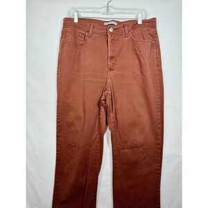 Lee Classic‎ Fit Women's Burnt Orange 5 Pocket Jeans Size 12